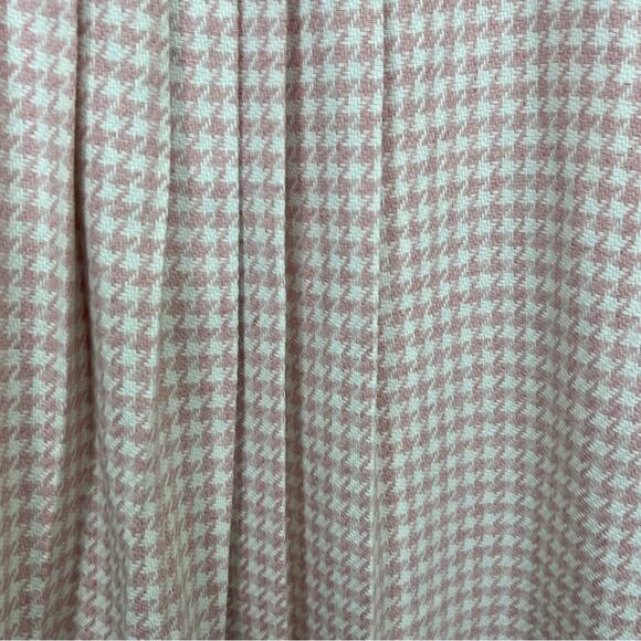 Florence Eiseman Wool Blend Houndstooth Pink White Tweed Dress Girl Size 16 - Picture 7 of 12